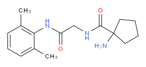 1-amino-N-(2-((2,6-dimethylphenyl)amino)-2-oxoethyl)cyclopentanecarboxamide