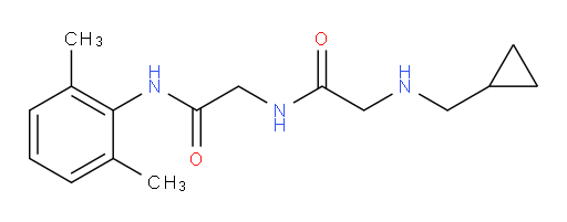 2-((cyclopropylmethyl)amino)-N-(2-((2,6-dimethylphenyl)amino)-2-oxoethyl)acetamide