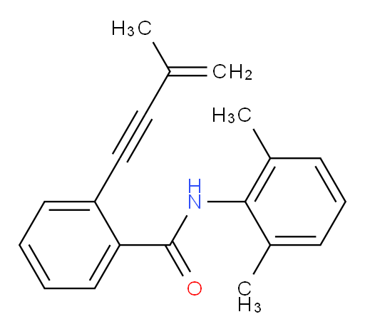 N-(2,6-dimethylphenyl)-2-(3-methylbut-3-en-1-yn-1-yl)benzamide