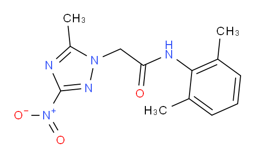 N-(2,6-dimethylphenyl)-2-(5-methyl-3-nitro-1H-1,2,4-triazol-1-yl)acetamide