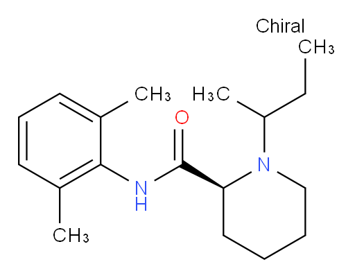 (2S)-1-(sec-butyl)-N-(2,6-dimethylphenyl)piperidine-2-carboxamide