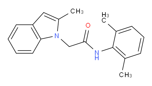 N-(2,6-dimethylphenyl)-2-(2-methyl-1H-indol-1-yl)acetamide