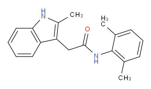 N-(2,6-dimethylphenyl)-2-(2-methyl-1H-indol-3-yl)acetamide