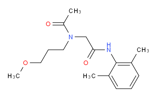 N-(2,6-dimethylphenyl)-2-(N-(3-methoxypropyl)acetamido)acetamide