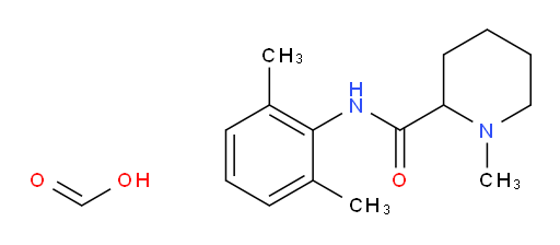 N-(2,6-dimethylphenyl)-1-methylpiperidine-2-carboxamide formate