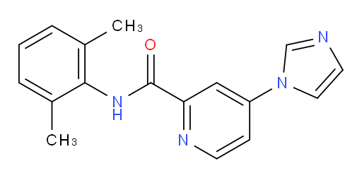 N-(2,6-dimethylphenyl)-4-(1H-imidazol-1-yl)picolinamide