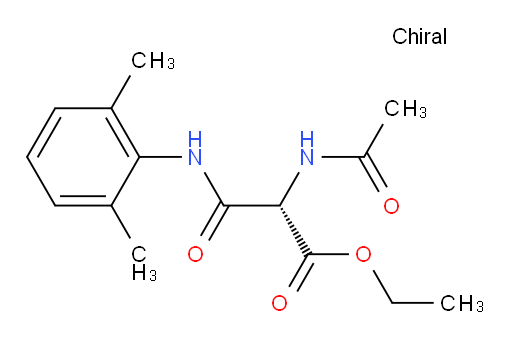 (S)-ethyl 2-acetamido-3-((2,6-dimethylphenyl)amino)-3-oxopropanoate