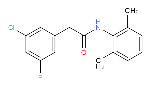2-(3-chloro-5-fluorophenyl)-N-(2,6-dimethylphenyl)acetamide
