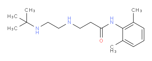 3-((2-(tert-butylamino)ethyl)amino)-N-(2,6-dimethylphenyl)propanamide
