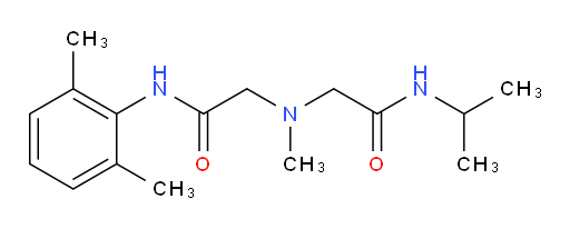 N-(2,6-dimethylphenyl)-2-((2-(isopropylamino)-2-oxoethyl)(methyl)amino)acetamide