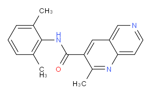 N-(2,6-dimethylphenyl)-2-methyl-1,6-naphthyridine-3-carboxamide