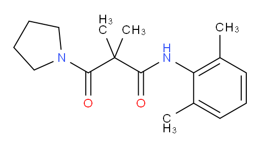 N-(2,6-dimethylphenyl)-2,2-dimethyl-3-oxo-3-(pyrrolidin-1-yl)propanamide