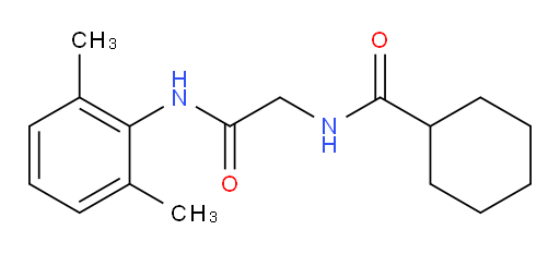 N-(2-((2,6-dimethylphenyl)amino)-2-oxoethyl)cyclohexanecarboxamide