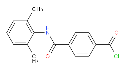 4-((2,6-dimethylphenyl)carbamoyl)benzoyl chloride