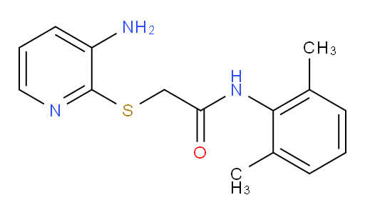 2-((3-aminopyridin-2-yl)thio)-N-(2,6-dimethylphenyl)acetamide