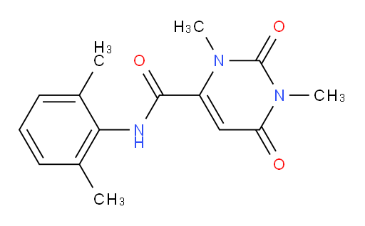 N-(2,6-dimethylphenyl)-1,3-dimethyl-2,6-dioxo-1,2,3,6-tetrahydropyrimidine-4-carboxamide