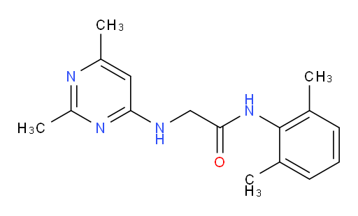 N-(2,6-dimethylphenyl)-2-((2,6-dimethylpyrimidin-4-yl)amino)acetamide