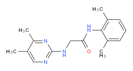 N-(2,6-dimethylphenyl)-2-((4,5-dimethylpyrimidin-2-yl)amino)acetamide