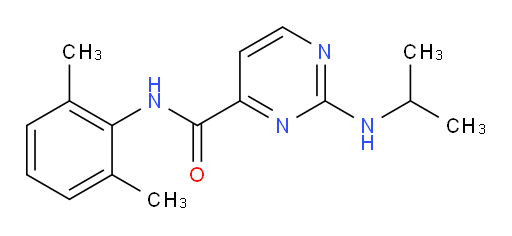 N-(2,6-dimethylphenyl)-2-(isopropylamino)pyrimidine-4-carboxamide