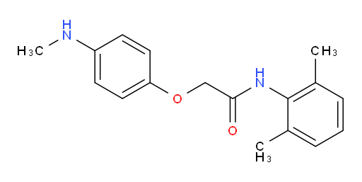 N-(2,6-dimethylphenyl)-2-(4-(methylamino)phenoxy)acetamide