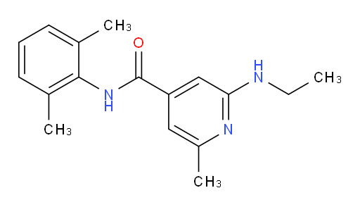 N-(2,6-dimethylphenyl)-2-(ethylamino)-6-methylisonicotinamide