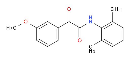 N-(2,6-dimethylphenyl)-2-(3-methoxyphenyl)-2-oxoacetamide