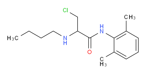2-(butylamino)-3-chloro-N-(2,6-dimethylphenyl)propanamide