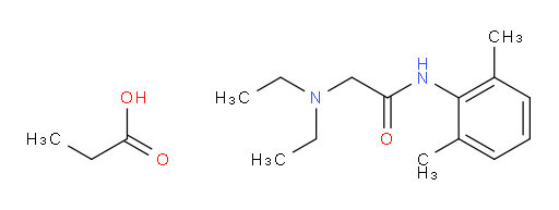 2-(diethylamino)-N-(2,6-dimethylphenyl)acetamide propionate