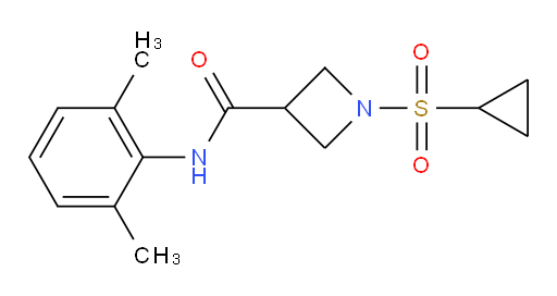 1-(cyclopropylsulfonyl)-N-(2,6-dimethylphenyl)azetidine-3-carboxamide