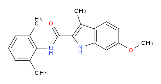 N-(2,6-dimethylphenyl)-6-methoxy-3-methyl-1H-indole-2-carboxamide