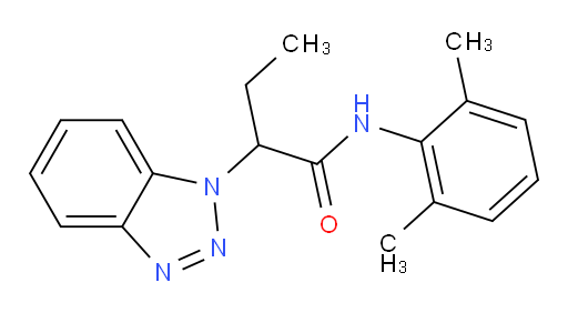 2-(1H-benzo[d][1,2,3]triazol-1-yl)-N-(2,6-dimethylphenyl)butanamide