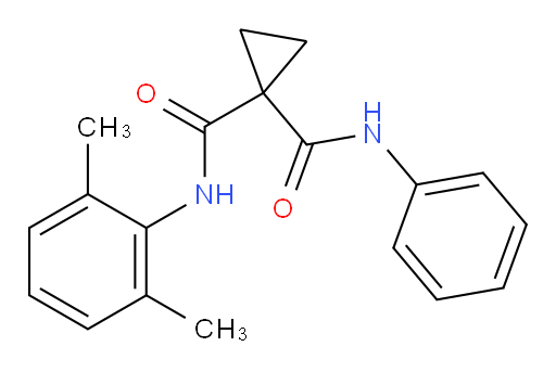 N-(2,6-dimethylphenyl)-N-phenylcyclopropane-1,1-dicarboxamide