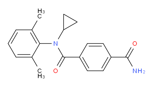 N1-cyclopropyl-N1-(2,6-dimethylphenyl)terephthalamide