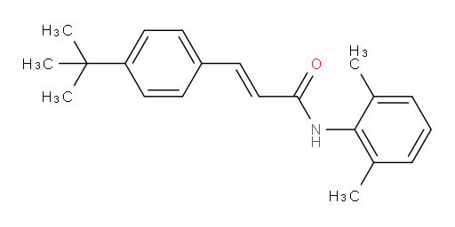 (E)-3-(4-(tert-butyl)phenyl)-N-(2,6-dimethylphenyl)acrylamide