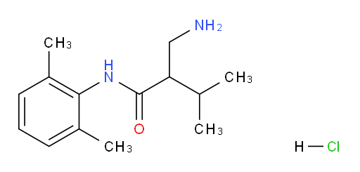 2-(aminomethyl)-N-(2,6-dimethylphenyl)-3-methylbutanamide hydrochloride