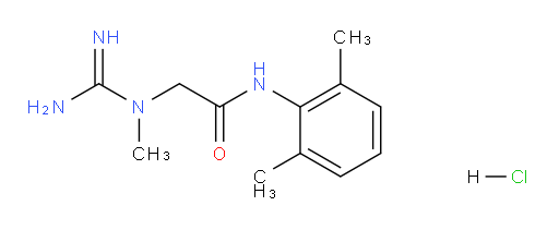 N-(2,6-dimethylphenyl)-2-(1-methylguanidino)acetamide hydrochloride