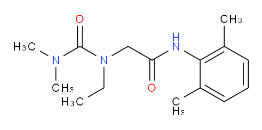 N-(2,6-dimethylphenyl)-2-(1-ethyl-3,3-dimethylureido)acetamide