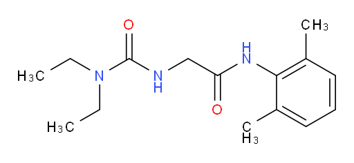 2-(3,3-diethylureido)-N-(2,6-dimethylphenyl)acetamide