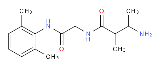 3-amino-N-(2-((2,6-dimethylphenyl)amino)-2-oxoethyl)-2-methylbutanamide