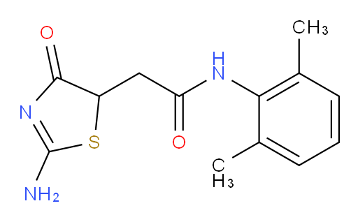 2-(2-amino-4-oxo-4,5-dihydrothiazol-5-yl)-N-(2,6-dimethylphenyl)acetamide