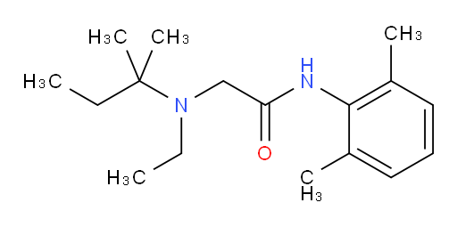 N-(2,6-dimethylphenyl)-2-(ethyl(tert-pentyl)amino)acetamide