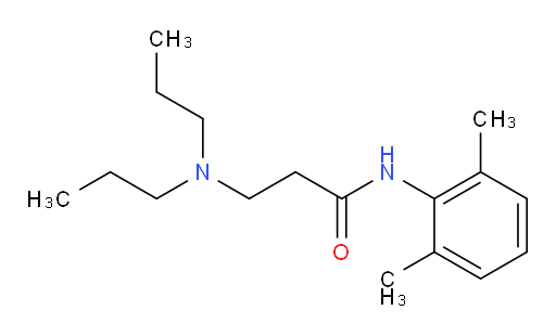 N-(2,6-dimethylphenyl)-3-(dipropylamino)propanamide