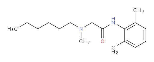 N-(2,6-dimethylphenyl)-2-(hexyl(methyl)amino)acetamide
