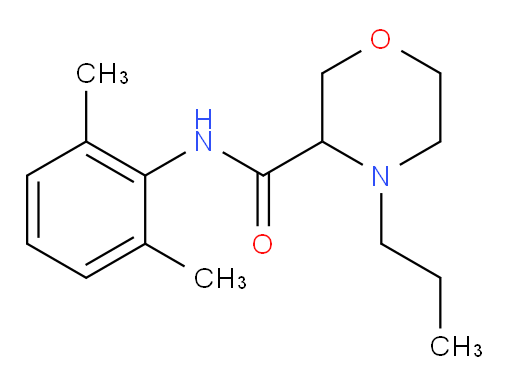 N-(2,6-dimethylphenyl)-4-propylmorpholine-3-carboxamide