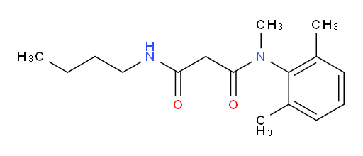 N1-butyl-N3-(2,6-dimethylphenyl)-N3-methylmalonamide