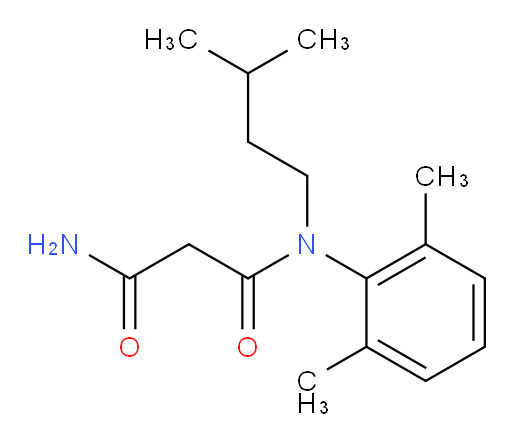 N1-(2,6-dimethylphenyl)-N1-isopentylmalonamide