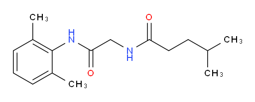 N-(2-((2,6-dimethylphenyl)amino)-2-oxoethyl)-4-methylpentanamide