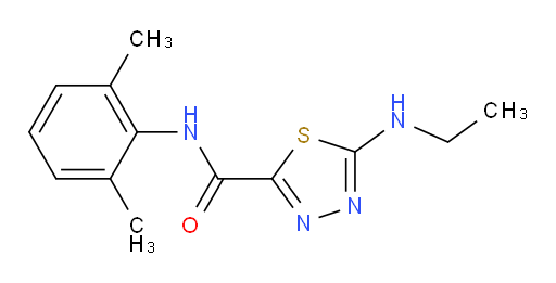 N-(2,6-dimethylphenyl)-5-(ethylamino)-1,3,4-thiadiazole-2-carboxamide