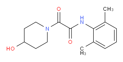 N-(2,6-dimethylphenyl)-2-(4-hydroxypiperidin-1-yl)-2-oxoacetamide