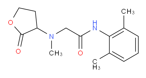 N-(2,6-dimethylphenyl)-2-(methyl(2-oxotetrahydrofuran-3-yl)amino)acetamide